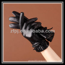 fashion women wearing glove manufacture cashmere lined Leather Gloves